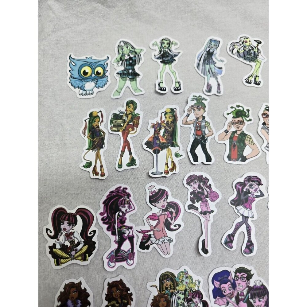 MONSTER HIGH Assorted Sticker Lot- 70 PCS- NEW - Picture 3 of 13